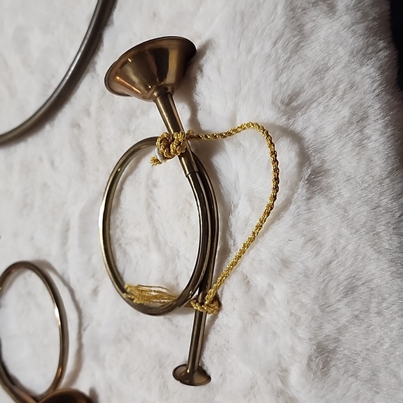 VINTAGE BRASS FRENCH HORN  BUNDLE - Picture 2 of 13